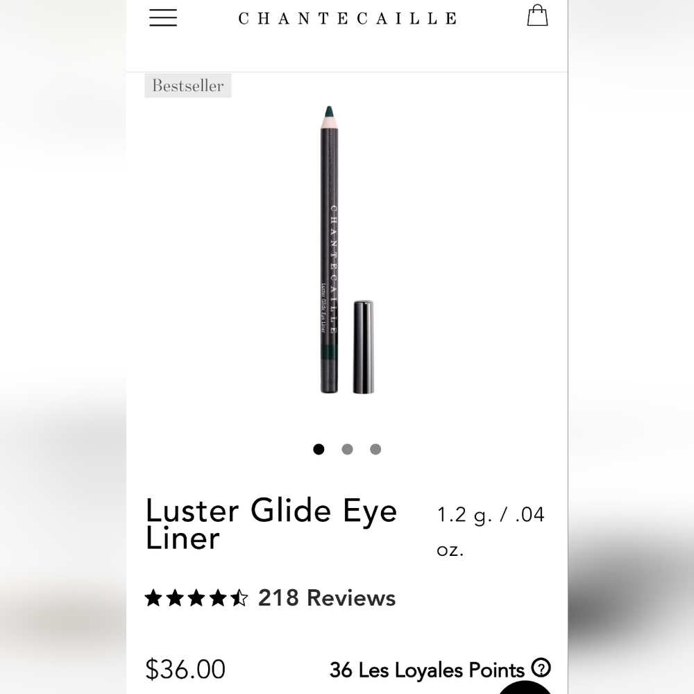 Chantecaille Luster Glide Eyeliner NIB Olive Brocade - Picture 7 of 7